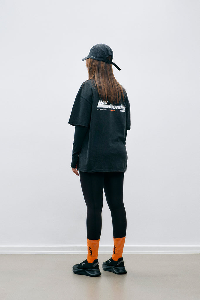 ARKK Apparel HAV Runner Boxy Tee | Black T-Shirt